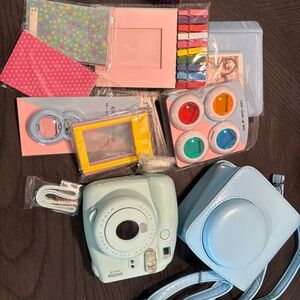 NWOT Fuji instant camera Mini 9 with Accessories & Film